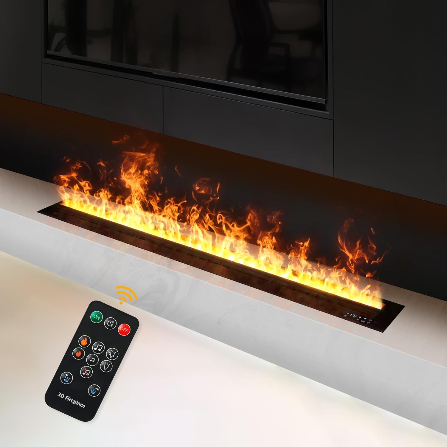 Chimenea de Vapor con Fuego eléctrico inteligente