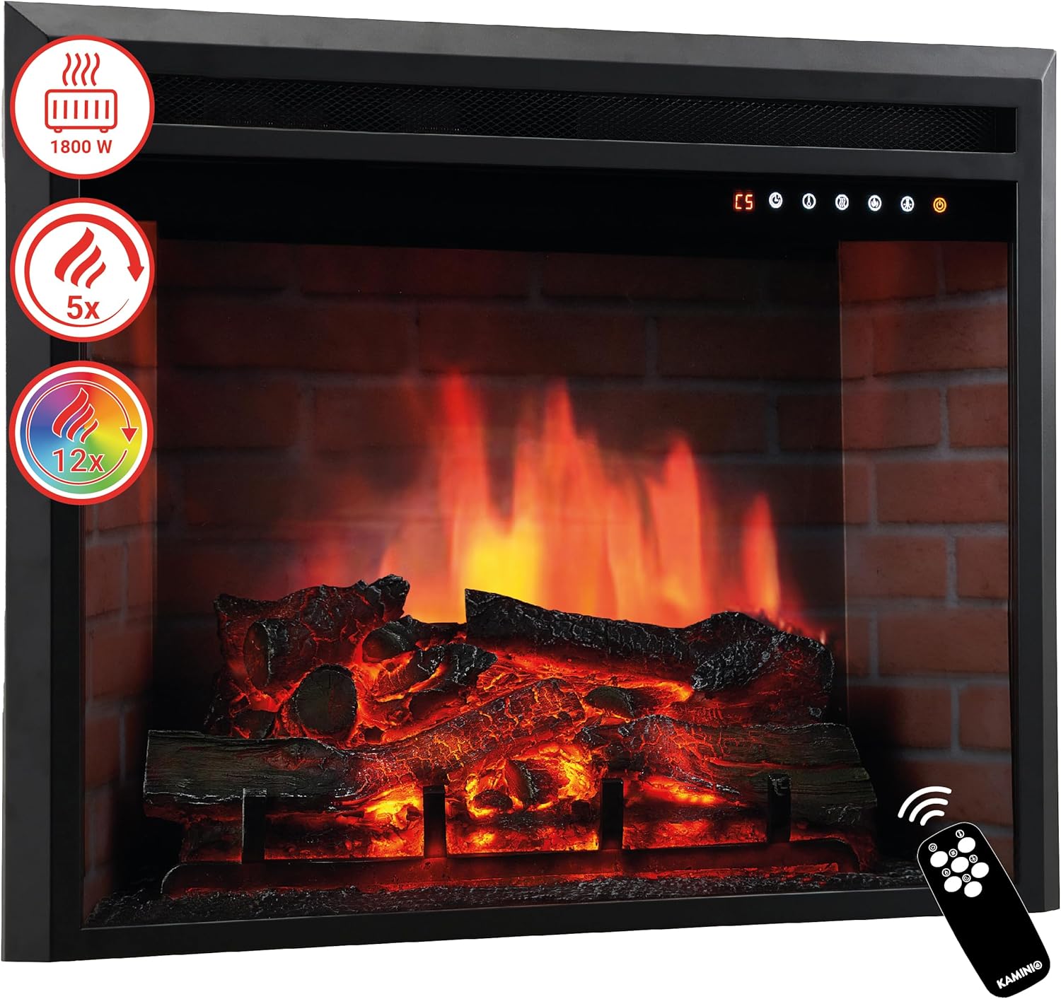 KAMINIO Chimenea Eléctrica Luca